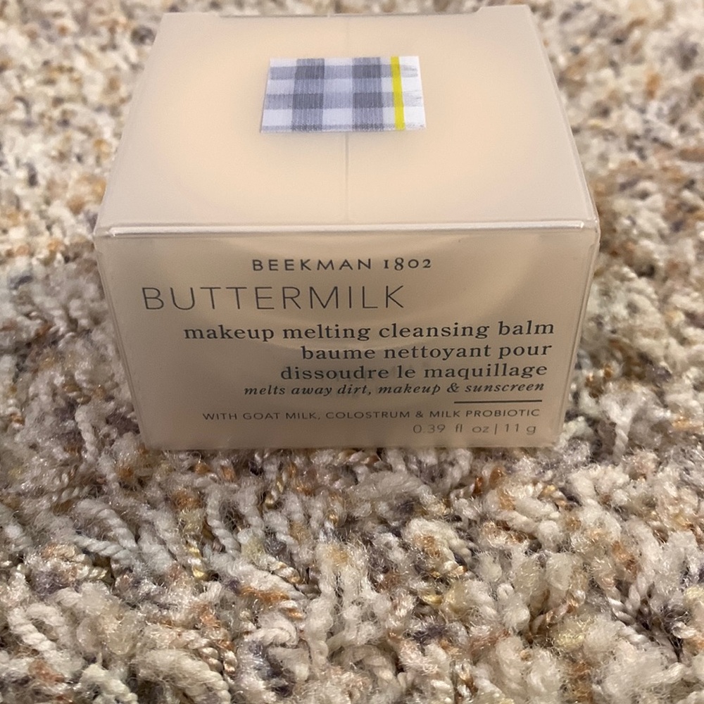 New in box Beckman 1802 Buttermilk makeup melting cleansing balm